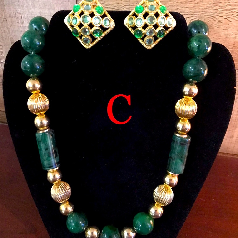 Necklace & earrings